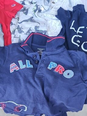 18 Mo Short Set 3 Onsies Dino Overalls